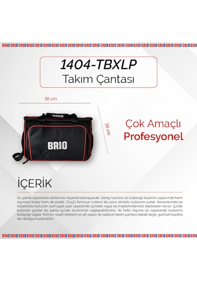 Takım Çantası Çok Amaçlı Profesyonel Boş