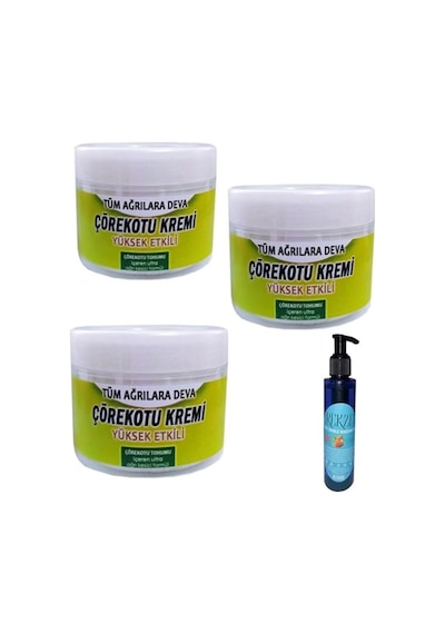 Muzicevi Çörek Otu 100 Ml X 3 Adet / Çilekli Vücut Bakım Yağı 125 Ml Diğer