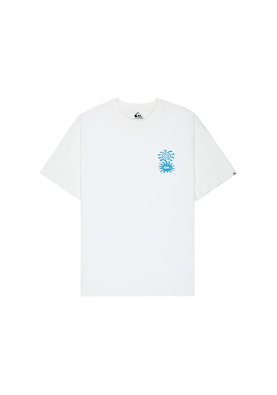 Evo Blossom Of Beyaz Bisiklet Yaka Normal Baskılı Erkek T-shirt White
