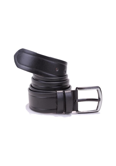 Dagoster DMK26-454 Siyah 4.5 CM Suni Deri Erkek Kemer Siyah