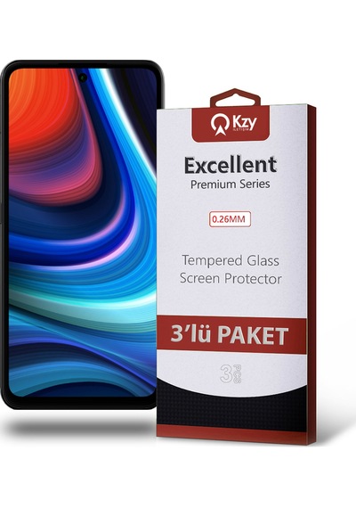 Omix 300 ile Uyumlu Kırılmaz Cam Ekran Koruyucu Ekonomik 3'lü Paket