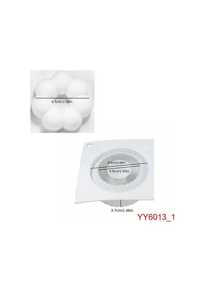 Yy6013 İkili Set Mumluk Silikon Kalıp