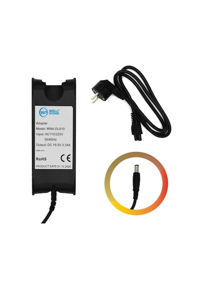 Dell Notebook Laptop Adaptörü 19,5v 3.34a 65w 7.4x5.0 Mm Notebook Adaptör