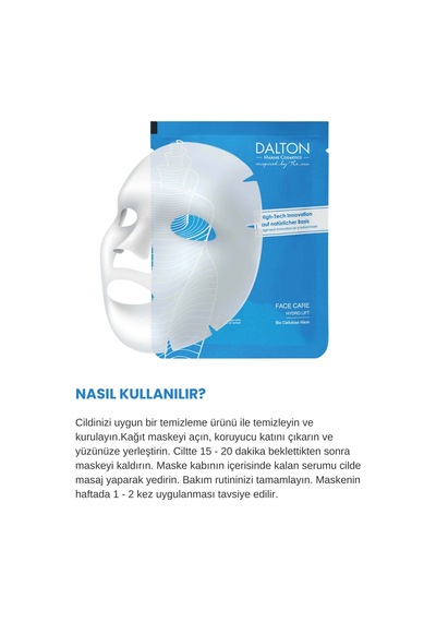 Olgun Ciltler Için Nemlendiren Pürüzsüzleştiren Dolgunlaştıran Yaşlanma Karşıtı Bio Cellulose Maske - 55598699