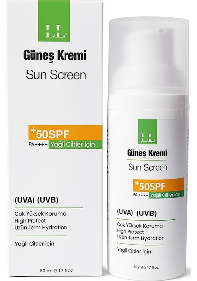 Zinc Gluconate Takviyeli Yağlı Ciltler İçin Yüksek Korumalı Güneş Kremi 50 Ml