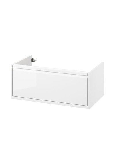 Ikea Ängsjön Lavabo Dolabı, Parlak Cila Beyaz, 80x48x33 Cm, 1 Çekmeceli