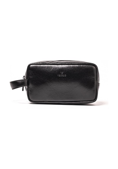 Black El Çantası Erkek Diğer 4290 Vergelio Purse Matte Crystal Clutch Bag Siyah