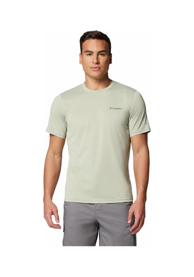 Columbia Hike Crew Erkek Kısa Kollu Teknik Üst Ao1419-348 Bej