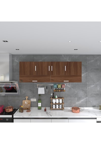 Kenzlife hazır mutfak perenna cvz 060*180*22 mutfak banyo dolabı kapaklı raflı