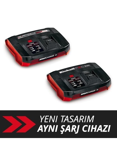 Einhell Şarj Cihazı Power X-boostcharger 8a Power X-change Li-ıon, Tüm Pxc Aküler İçin Uygun, Daha Hızl