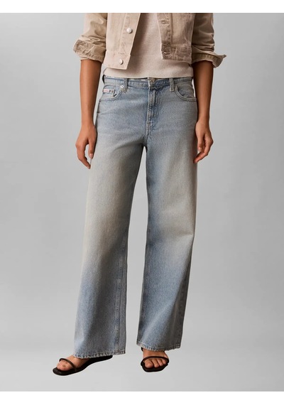 Calvin Klein Low Rıse Baggy Fresh, Yp3 Mavi Kadın Kot Pantolon