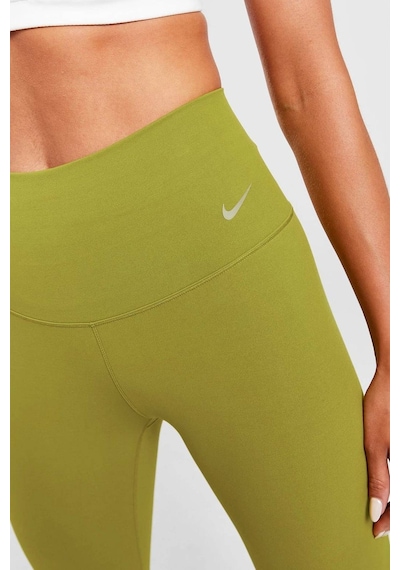 Nike Dri Fit Zenvy Gentle Support High Waisted 7/8 Leggings Kadın Yüksek Bel İç Cepli Spor Tayt Yosun Yeşili Koyu Yeşil