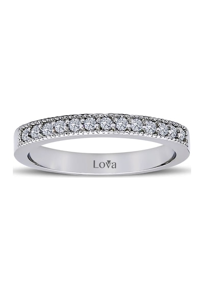 Lova 0,19 Karat Pırlanta Yarımtur Yüzük - 1030151