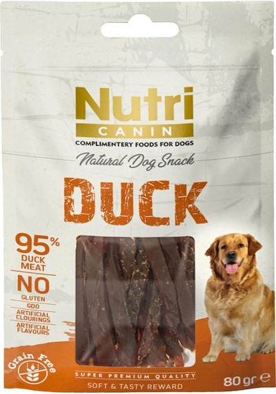 Nutri Canin Ördek Etli Tahılsız Köpek Ödülü 80 G