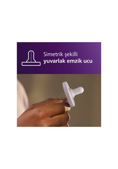 Soothie Emzik, Ortadontik, %100 Silikon, 0-3 Ay, Kız, Scf191/20