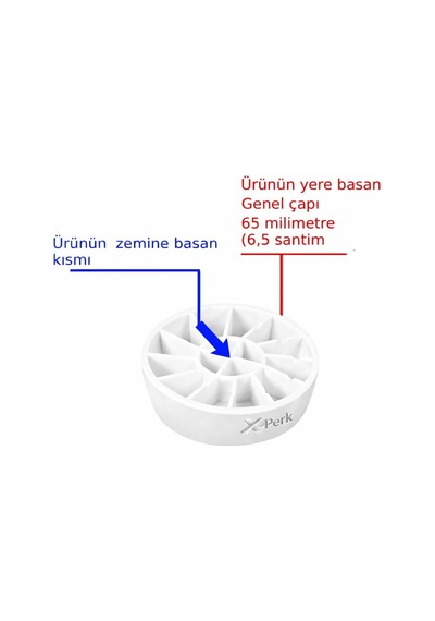 Çamaşır Makinesi Titreşim Önleyici Kauçuk Ayak 4 Adet Standart