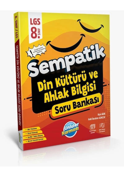 Ünlüler Karması 8. Sınıf Sempatik Din Kültürü Ve Ahlak Bilgisi Soru Bankası