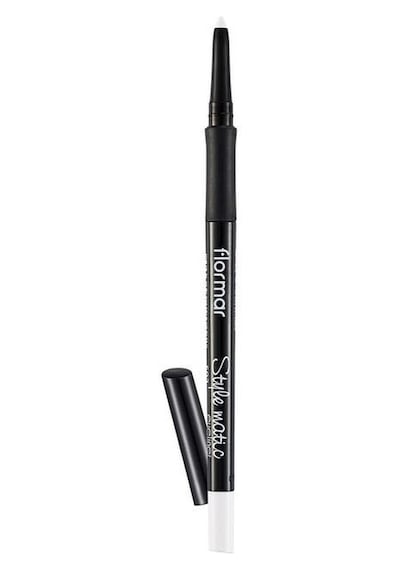 Flormar Stylematic Mat Bitişli & Suya Dayanıklı Asansörlü Göz Kalemi S09 Beyaz