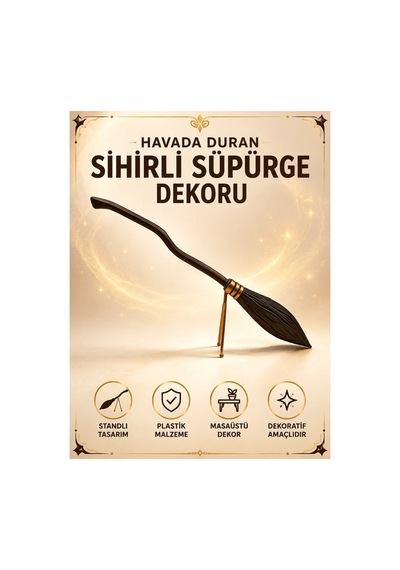 Harry Potter Hogwarts Nimbus 2000 Dekor Süpürge