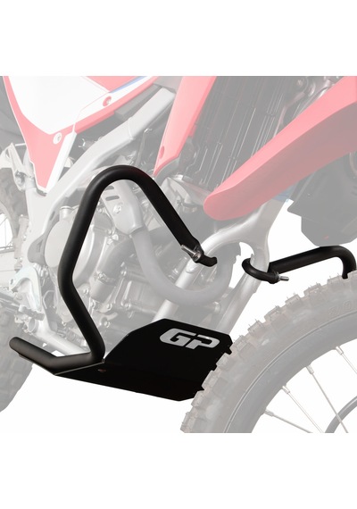 Gp Kompozit Honda Crf250l 2013-2025 Uyumlu Karter Ve Motor Koruma Demiri Siyah
