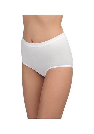 Blackspade 1307 Kadın Pamuklu Yüksek Bel Slip Külot - Beyaz