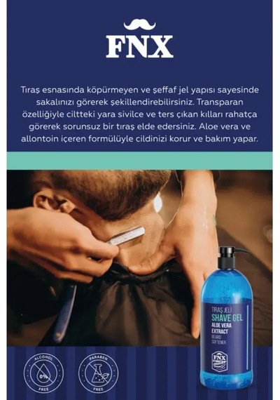 Fnx Barber Tiras Jeli 950 Ml