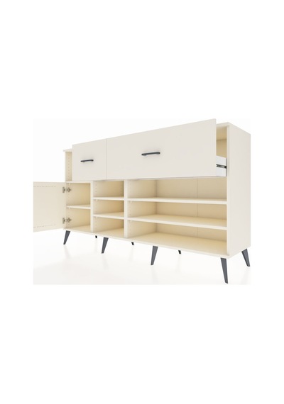 Kronos Konsol 6 Raflı 2 Çekmeceli Tek Kapaklı 176x59x99 Aytaşı-a Aytaşı-aytaşı