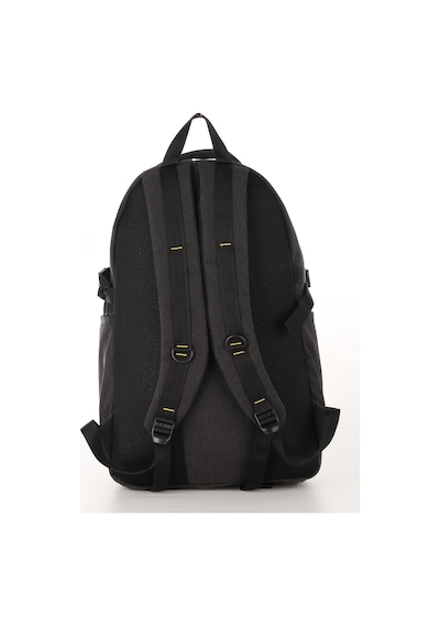 Strong Unisex Kanvas Kumaş Laptop Bölmeli Outdoor Sırt Çantası Dağcı Sırt Çantası Siyah