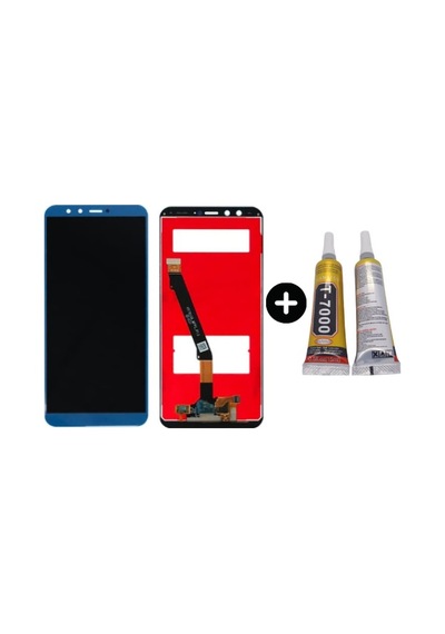 Te Huawei P Smart 2018 Uyumlu Lcd Ekran Dokunmatik Mavi + B7000