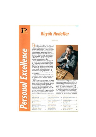 Personal Excellence - Yaşam Rotanızı Keşfedin - Büyük Hedefler - Retro Eski Basım Koleksiyon Mayıs 2000 Yıl:1 Sayı:8