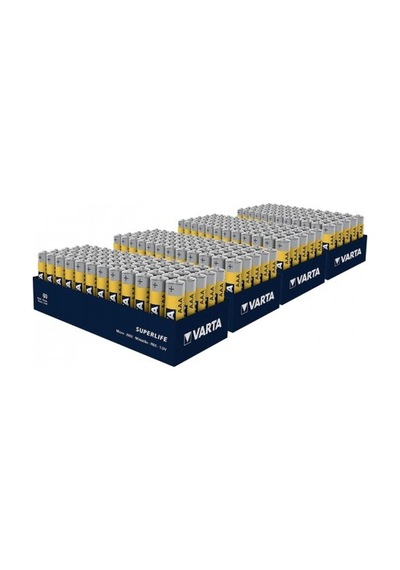 Varta R03 Superlife Çinko Karbon Aaa İnce Kalem Pil 240 Lı