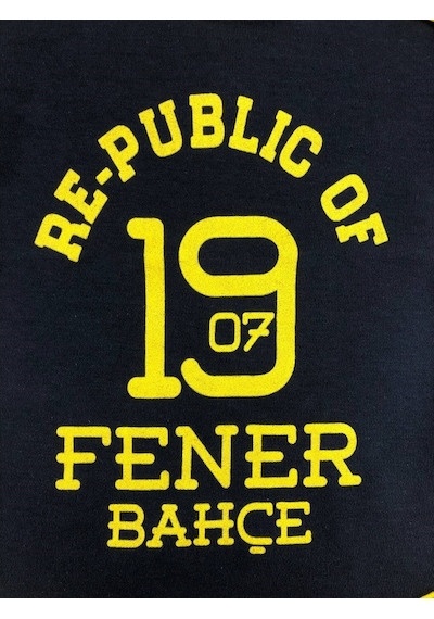 Fenerium Fenerbahçe Lisanslı Unisex Bebek Kısa Kollu Body Zıbın - Lacivert
