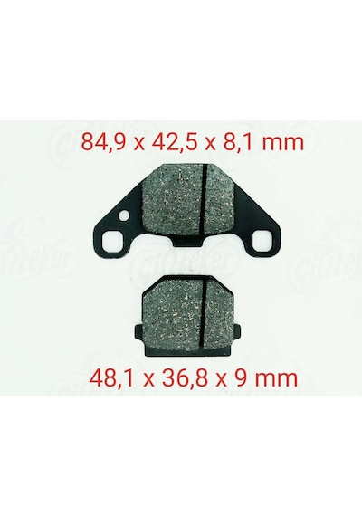 Suzuki An125 Ön Fren Disk Balatası Fa083 (494180747)