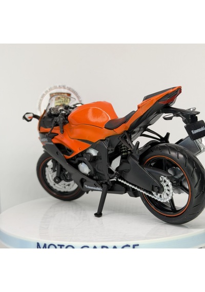 Kawasaki Ninja Zx-6r 1:12 Turuncu Diecast Motosiklet Model