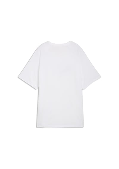 Puma Evostripe Graphic Kadın Beyaz Günlük Stil T-shirt 69189602 Beyaz