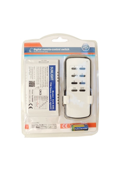 Sunlight Avize, Işık Kontrol Kumandası 6 Kanallı 6x1000 Watt Beyaz