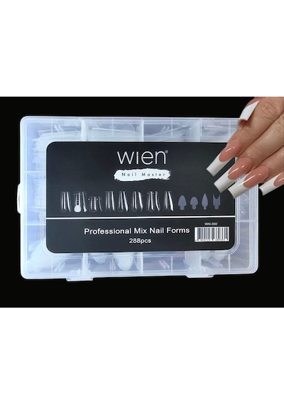 Protez Tırnak Üst Form Jel Polygel Acrygel - Akrijel Ve Polijel İçin Üst Form Şablon 288li Wn-002