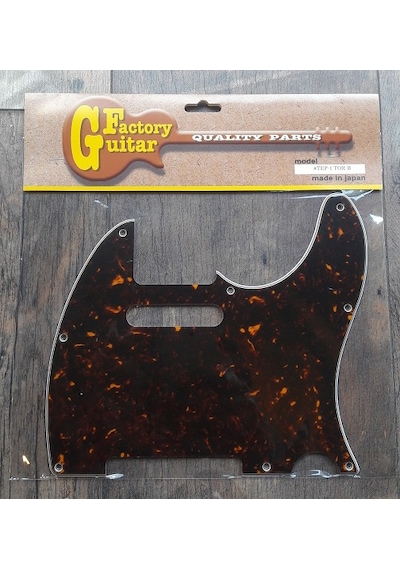 Domo Tep-1Tor-B Tortoise Shell 8 Delikli Telecaster Pickguard