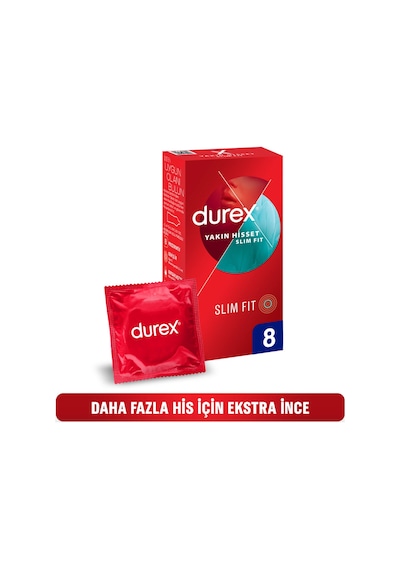 Durex Yakın Hisset Slim Fit 8'li