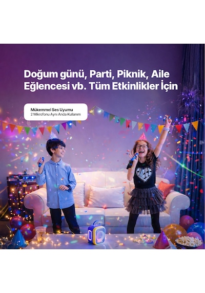 Ttec Vocalmate Taşınabilir Kablosuz Çocuk Karaoke Seti - 2bh18