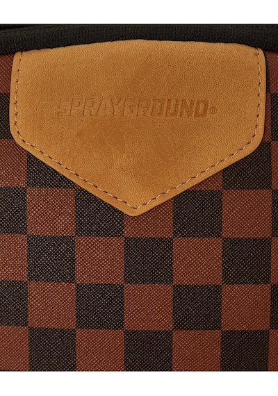 Sprayground Henny Raceway Graff Sırt Çantası, Polyester, Suya Dayanıklı, Şık Ve Dayanıklı Tasarım Kahverengi