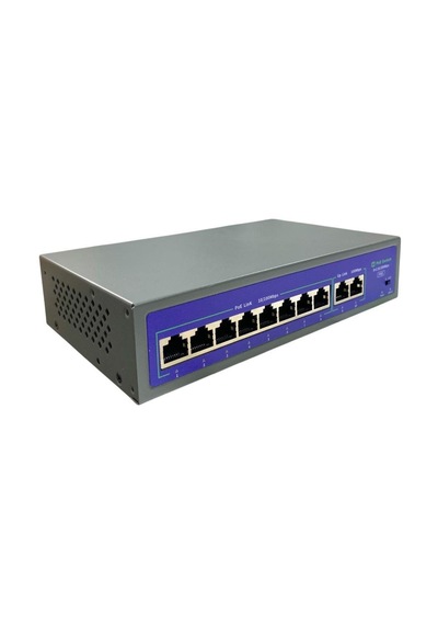 Novacom Nvc-hıf0820fbl-c 8+2 Port 10/100mbps Uplink Aı Poe Switch