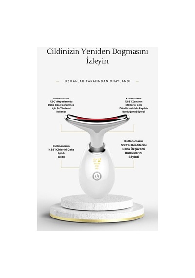 Yüz Ve Boyun Ems Cilt Bakım Güzellik Cihazı Gıdık, Sarkma, Kırşıklık