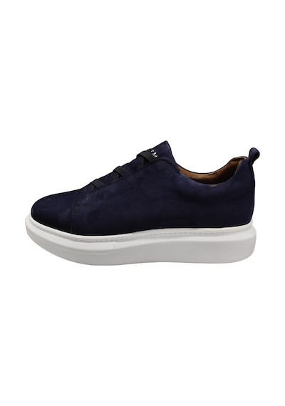 King Paolo King Shoes Bağsız Spor Erkek Ayakkabı 426 Lacivert Nubuk Lacivert