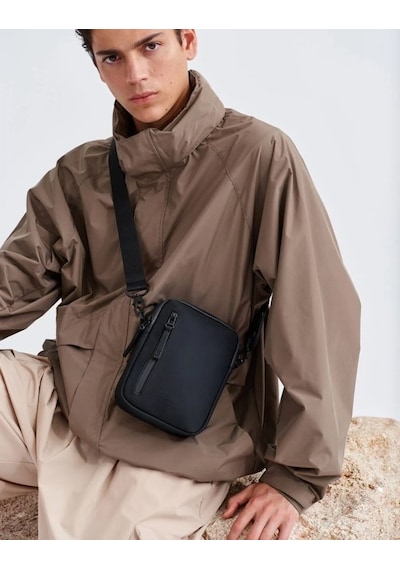 Gaston Luga Dash Vertı Crossbody Çanta - Siyah