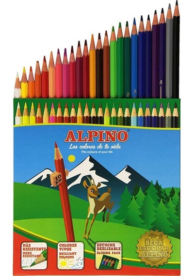 Alpino Uzun Kuru Boya 24 Renk ALP-AL-10658