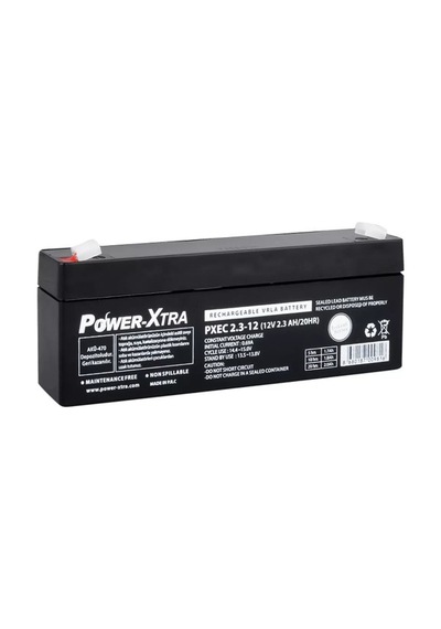 Power-Xtra EcoLead PXEC2.3-12 12 V 2.3 Ah Kuru Akü