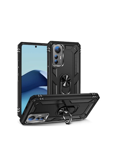 Xiaomi Mi 12 Lite Kilif Zore Vega Yüzüklü Standli Zirh Kilif 559731790
