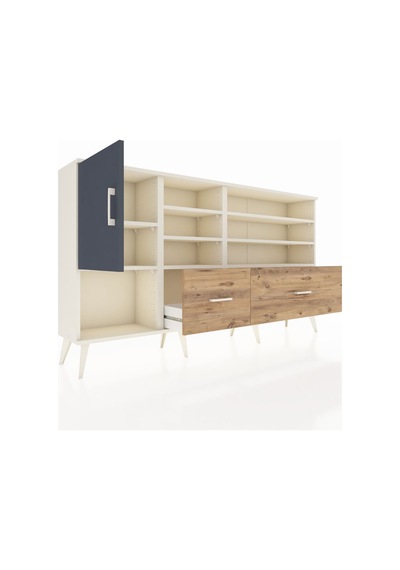 Arges Konsol 8 Raflı 2 Çekmeceli Tek Kapaklı 176x30x99 Aytaşı-antrasit/çam Antrasıt/atlas Çam - Aytası Arges Konsol 8 Raflı 2 Çekmeceli Tek Kapaklı 176x30x99 Aytaşı-antrasit/çam Antrasıt/atlas Çam - Aytası