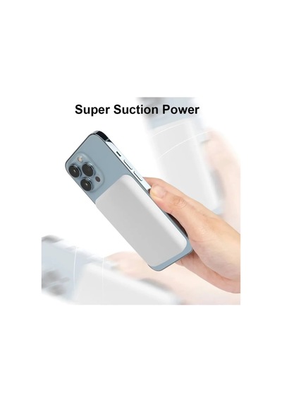 Axya Apple Uyumlu iPhone Powerbank Magsafe Battery Pack 10.000 Mah Beyaz